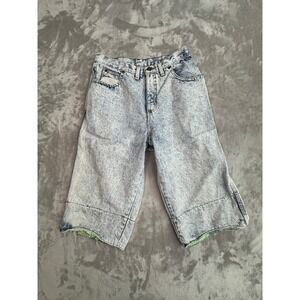 ZENA Acid Wash Denim Cropped Jeans‎ Women's Size 13